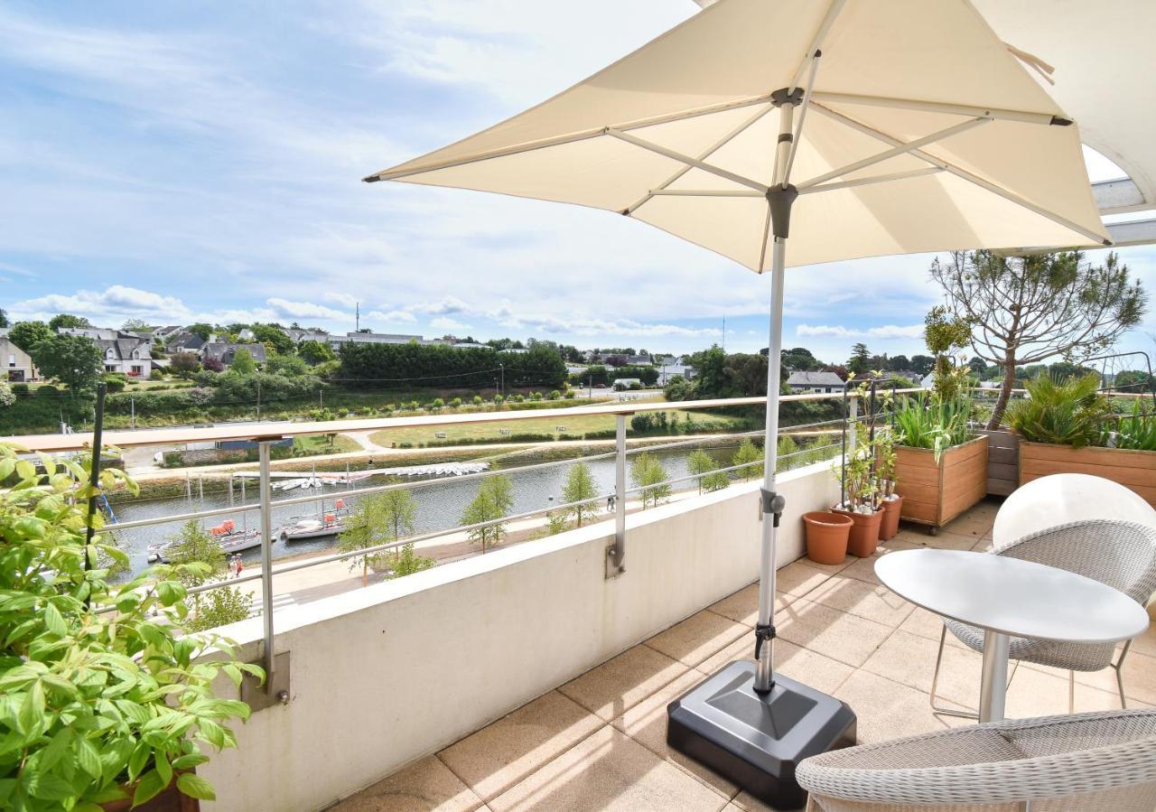 Un Appartement Penthouse D'Exception Sur Le Port De 반느 외부 사진